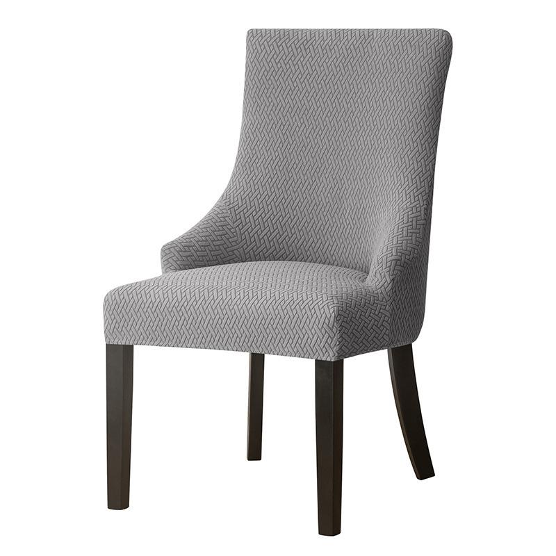 Elastic T-shaped Jacquard European Soft-pack Chair Cover Leisure Chair Home Hotel Dining Chair Small Armchair Cover Cover