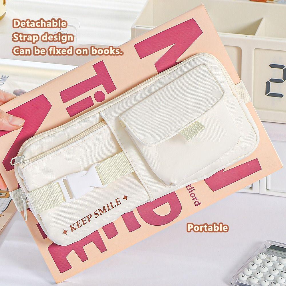 Detachable Pencil Case 3-in-1 Pen Pouch Durable Pen Bag  Students Gift