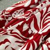 Dameskleding Grote Maten Losse Print Vestdios Trendy Anti-Aging Slankmakend Temperament Vet Verbergend Gedrapeerde Jurken