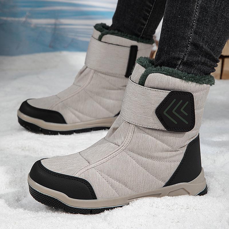 Winter Children's Snow Boots Waterproof Cotton Shoes Thick Warm Non-slip Boots In The Tube Casual Kids High-top Boots