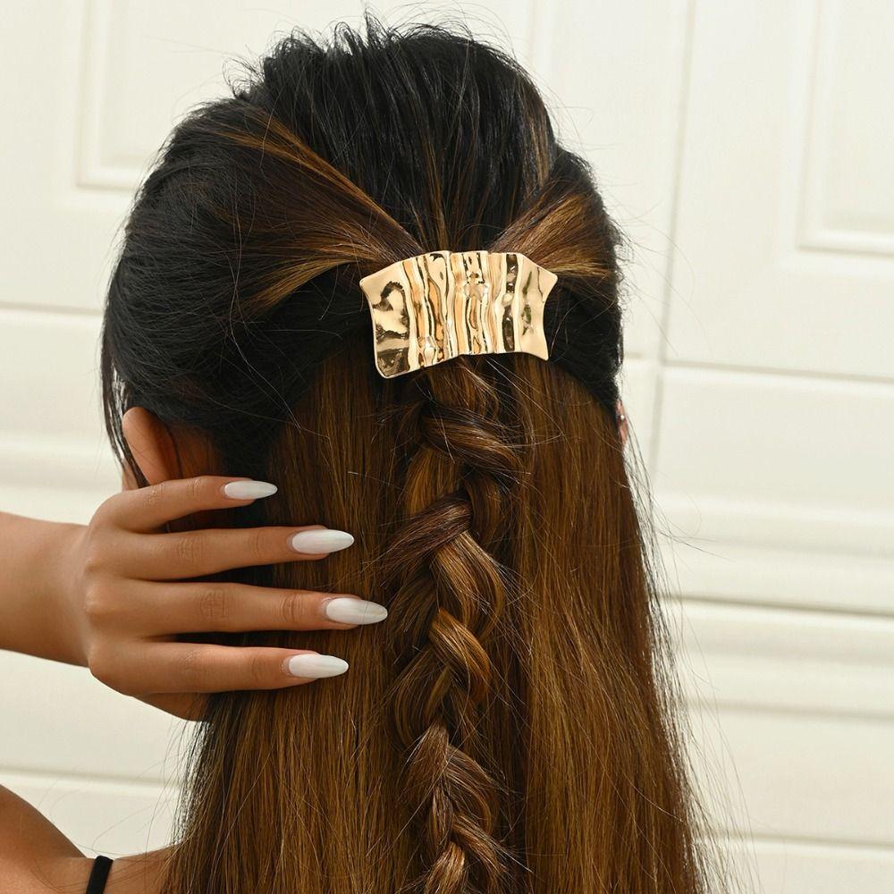 Hair Accessories Hair Barrette Gold Color Headwear New Design Hair Clip Teenage Girls