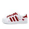 Originals SUPERSTAR Heart Island Low Top Skateboard Shoes Women's White JQ4098(team913-)