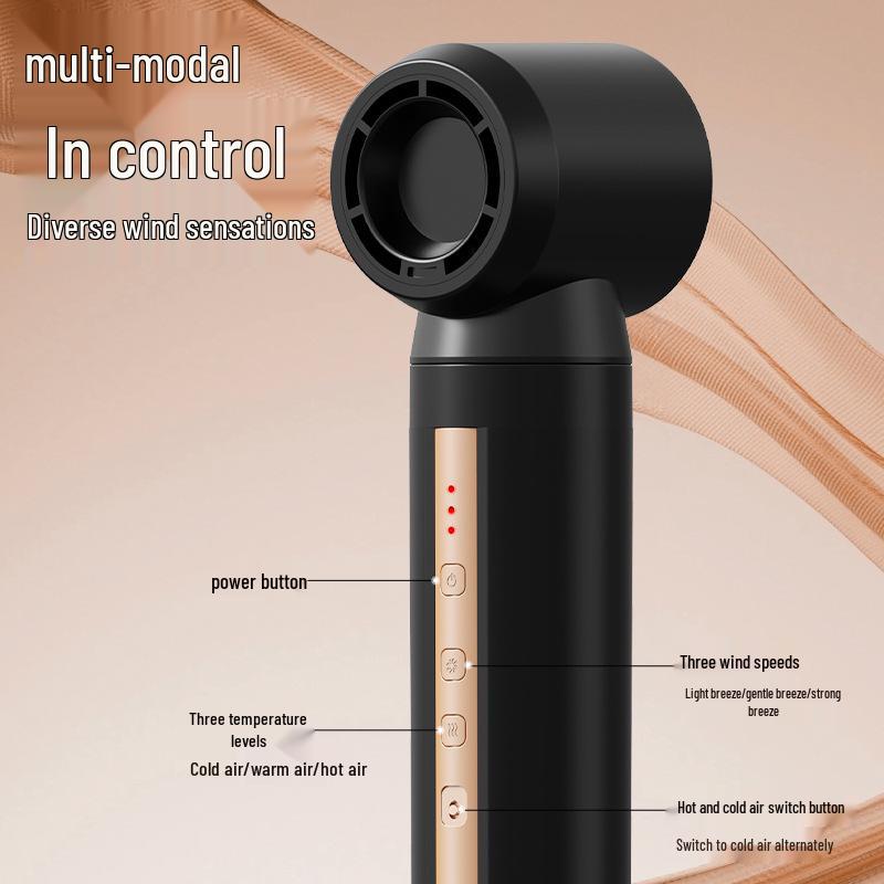 Çok Fonksiyonlu Hızlı Kuruyan Saç Kurutucu ve Maşa – Kabarık Modeller İçin Altı Bir Arada Sıcak Hava Tarağı