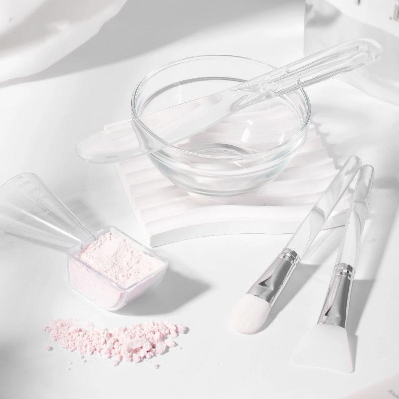 All-In-One 5 In 1 DIY Facial Mask Mixing Set with Bowl Brush and Cup for Creative Skincare