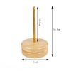 Wood Yarn Stand Yarn Spool Wool Ball Winder Magnetic Rotation Spinner Holder Spinning Home Braided Yarn Spool Storage Stand