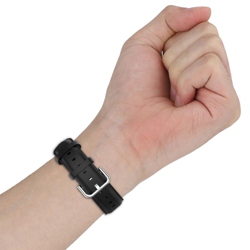 Adjustable PU Watchband for Watch 3 Active/Lite Smartwatch Stylish Watch Bands Durable Waterproof Wriststrap Replacement