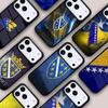 Bosnien und Herzegowina Flagge Handyhülle Für IPhone 17 16e 15 14 13 12 11 Pro Max Air Mini Weiche Schutzhülle