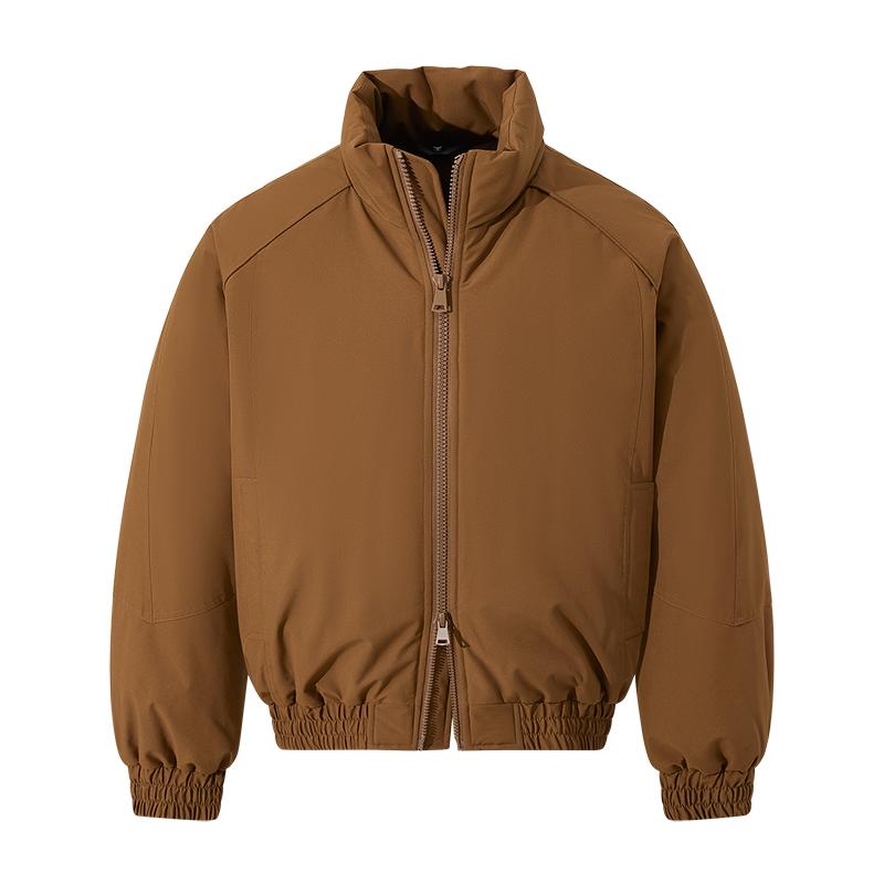 Jackets Men's Winter Outdoor Loose Versatile Cotton Clothes Men's Solid Color Stand Collar Tops