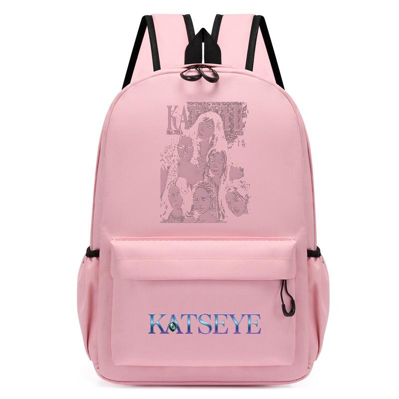 KATSEYE Korean Style Printed Kindergarten School Backpack for Kids Toddler Bookbag Lightweight Water-Resistant 60123-9