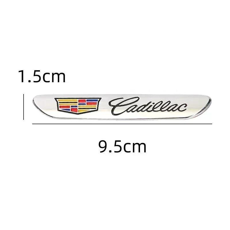 Alloy Car Fender Side Emblem Stickers Rear Trunk Badge for Cadillac ATS BLS CT4 CT5 CT6 CTS ESCALADE EXT SLS STS XT4 XT5 XT6 XTS