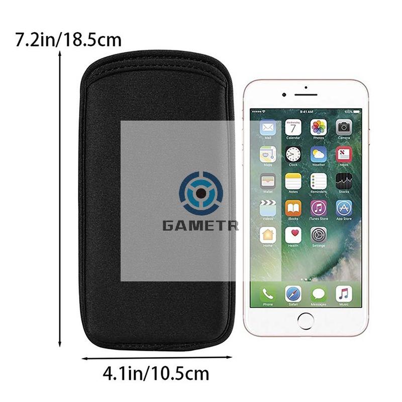 1PC Direct-Insert Neoprene Waterproof Phone Pouch (6.3-7.2") Shockproof Scratch-Resistant