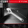 Yiertuo Adjustable 6-12 Inch Multi-Function Large Opening Wrench & Pipe Pliers