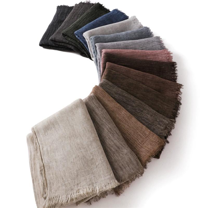 Plain Turbans Tie Dyed Rayon Hijab Scarf Thin Ramadan Ombre Wrap Elastic Shawls High Quality Foulards Muslim Head Snood 180*70Cm