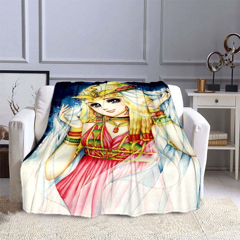 Daughter of the Nile Flannel Blanket, Perfect for Autumn Warmth, Suitable for Children and Adults, Home Décor, Shaw