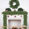 Yousheng Artificial Norfolk Pine Garlands Real Touch Faux Pine Greenery Garland for Christmas Holiday Table Fireplace Window Indoor Outdoor Decor