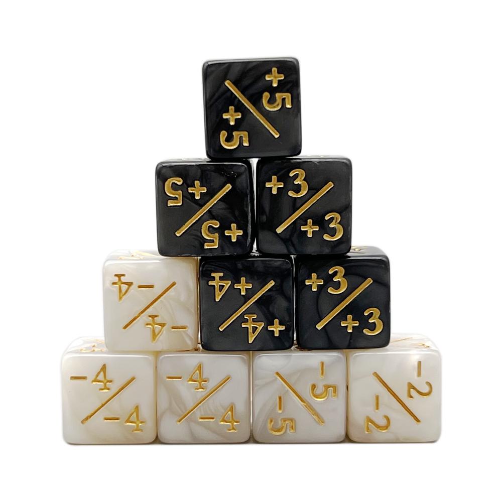 Kostky D6 Hry Počítací Kostky Vysoce Kvalitní D6 Kostky Jednobarevné Smíšené Barvy Mramorový Efekt pro Matematickou Hru Příslušenství pro Karetní Hru