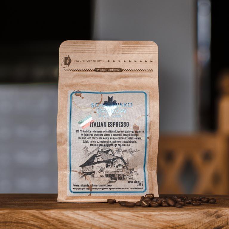 Kawa ziarnista italian espresso 160g - schronisko bukowina