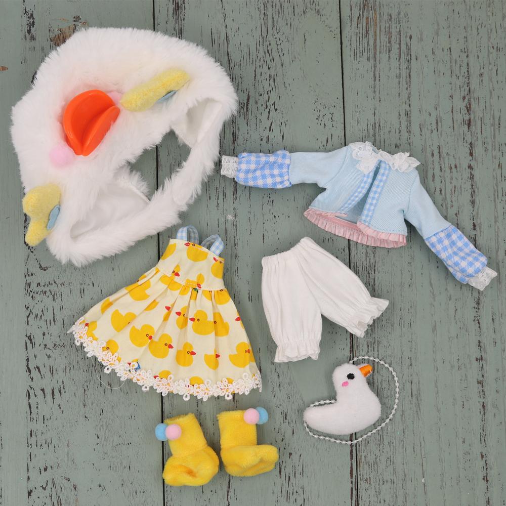 

Наряды для куклы ICY DBS Blyth серии E Милое платье Одежда Костюм для 1/6 BJD NEO