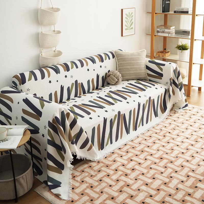Sofa Cover Towel Nordic Style Non-Slip Sofa Blanket Full Covered Bag Sofa Cushion Cover Cover Four Seasons Universal
