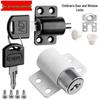 Universal Sliding Door & Window Lock, Child Safety Fastener for Plastic, Steel, & Aluminum