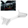 ABS Silver Steering Wheel Trim Cover Fits for Mercedes Benz C Class W204 2011 2013
