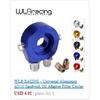 WLR RACING - Universal Aluminum AN10 Sandwich Oil Adapter Filter Cooler Plate Kit With 3/4-16 UNF , M20 X 1.5 Fitting WLR6721