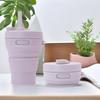 450ml Reusable Silicone Folding Cup Portable Telescopic Coffee Cups Outdoor Camping Travel Hiking Collapsible Cup Drinkware