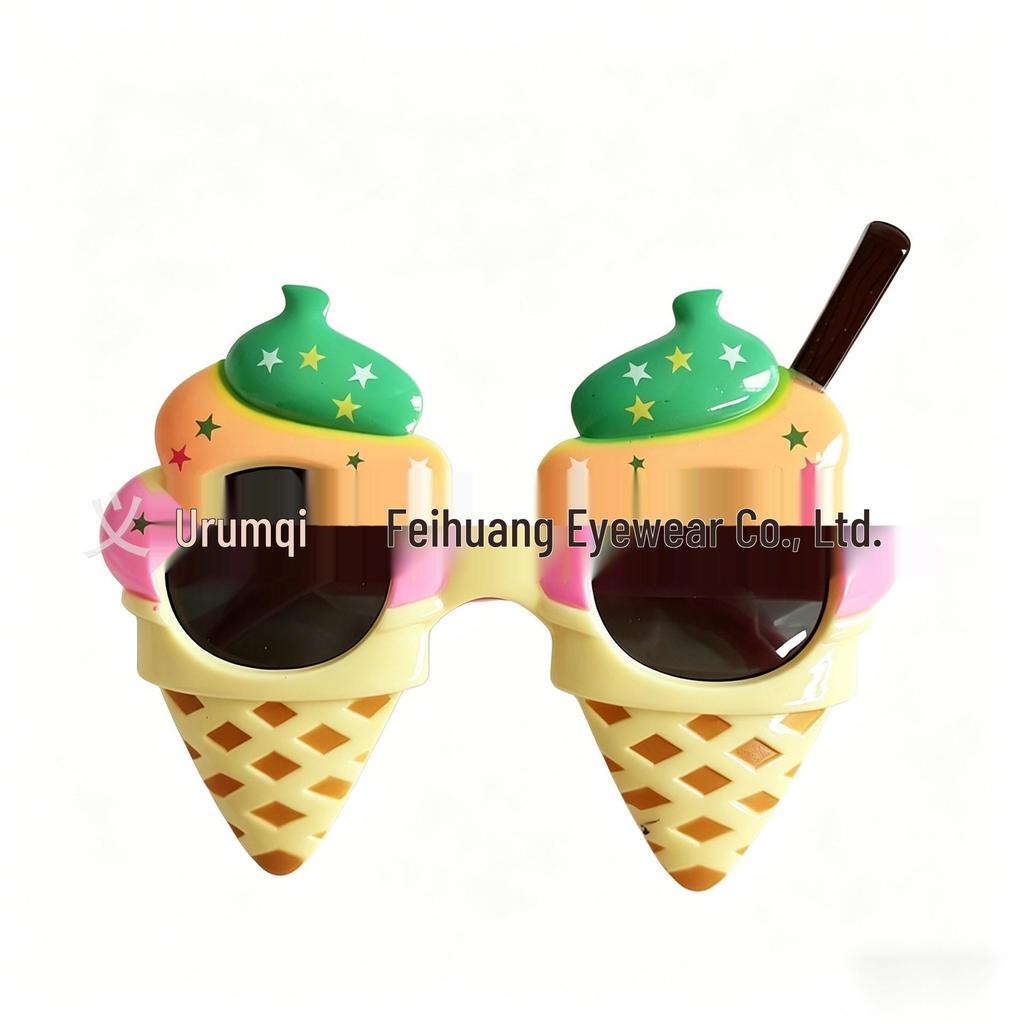Hawaiian Beach Party Glasses: Coconut Tree, Flamingo, Parrot, Ice Cream, Flower & Wine Glass Fun