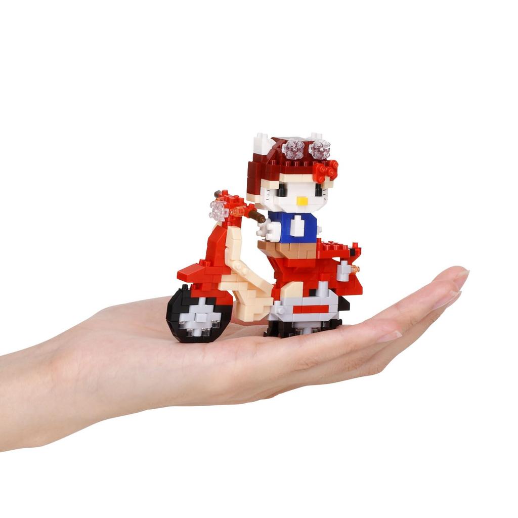 Kawada Nanoblock Hello Kitty x HONDA Super Cub 3 x x 18 cm NBCC_263 10.5