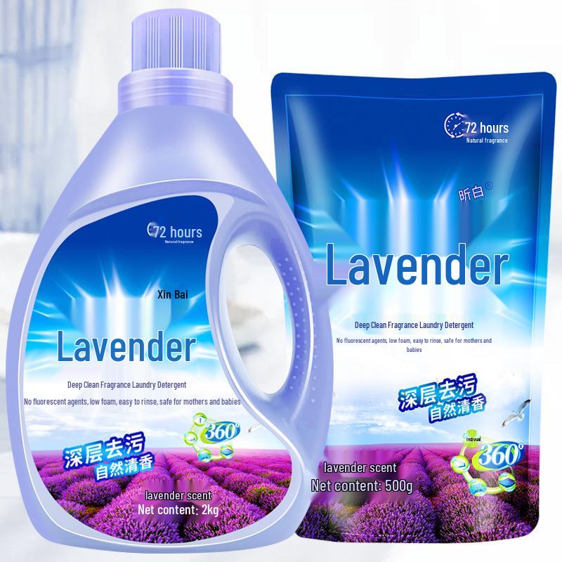 Lavendel Waschmittel – Langanhaltend, Große Kapazität für Maschinen- & Handwäsche