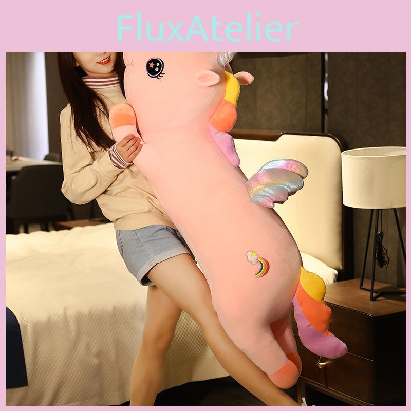 Stuffed Unicorn Pink Doll Pillow Cushion Children Room Decor Girls Gift Birthday