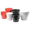 OLOEY White Double-Handle Metal Serving Bucket