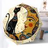 1PC Moon Cat Automatic Folding Umbrella - Compact 8-Rib Design, Durable Plastic & Iron, Lightweight for Outdoor Daily Use, Festive Gift067