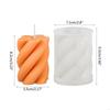 Mold 3-D Silicone Mold Cylinder Molds Epoxy Mould for Candle Making DIY Candles Wax Handmade X3UC