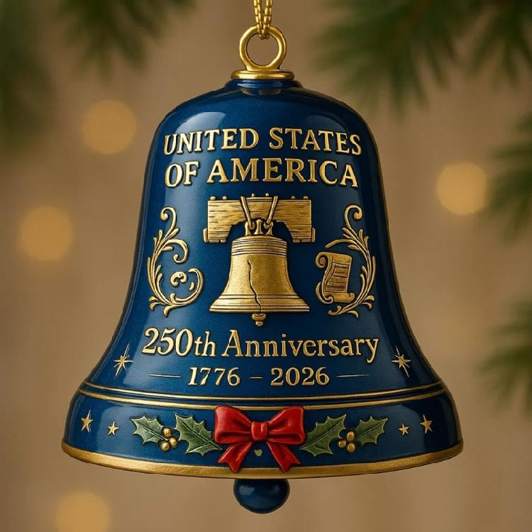 Elegante Campanella di Natale in Metallo Lucidato Inciso Per Decorazioni Festive Regalo di Anniversario Accessorio da Collezione