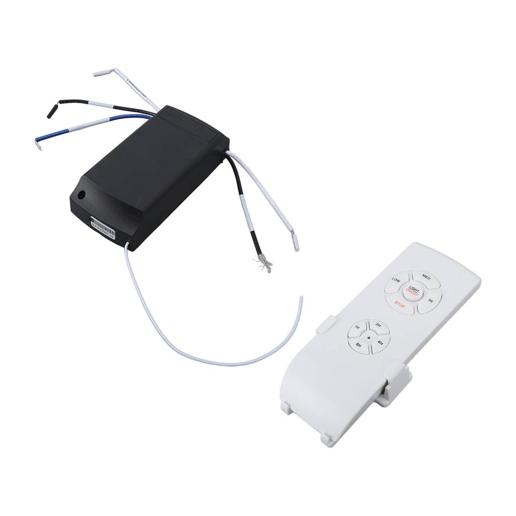 Universelles Deckenventilator-Fernbedienungsset Drahtloses Deckenventilator-Licht-Fernbedienungsset Englische Version 85-240V