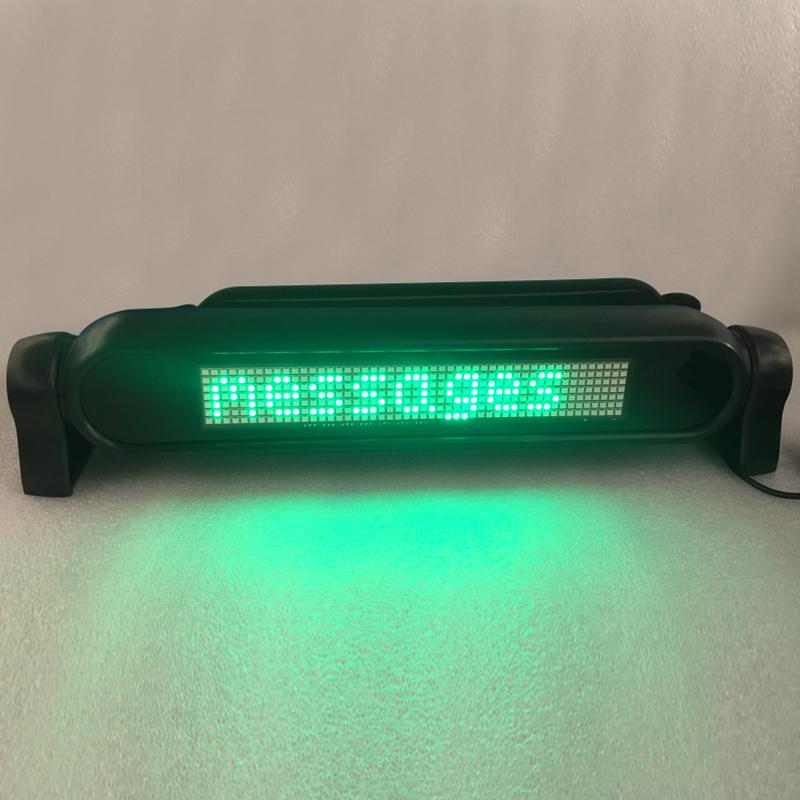 Wireless Vehicle LED Display 7X50 Dot Scrolling LED Sign Rotatable Car Display F-Best