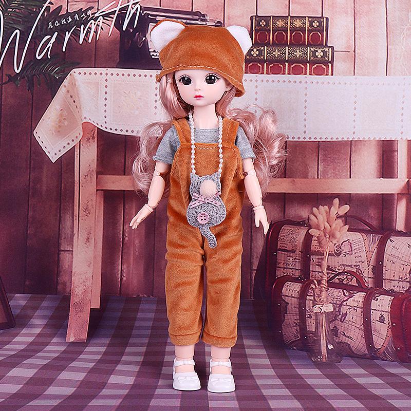 Roztomilý dressup 30cm sada panenek Simulační hračka pro holčičí princeznu Doll k narozeninám Dárková hračka