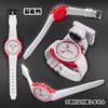 Swatch x OMEGA Exclusive Rubber Strap with Clicker Feature (White/Mars)