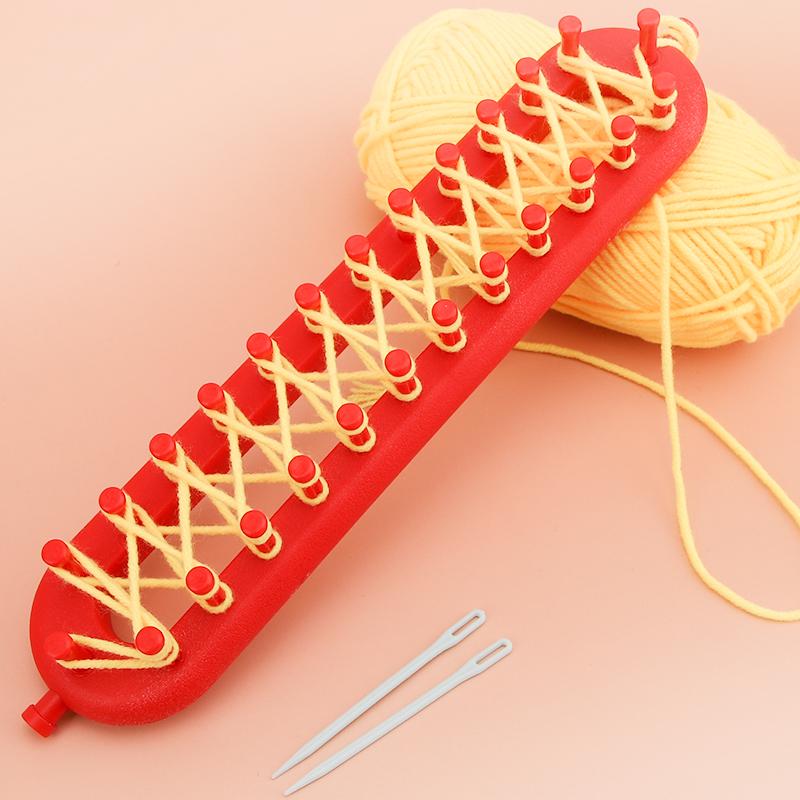 Knitter Round Knitting Loom Craft Yarn Kit Crochet Hooks Knitting Needles Hat Scarf Shawl Sweater Sock Blankets DIY Tool