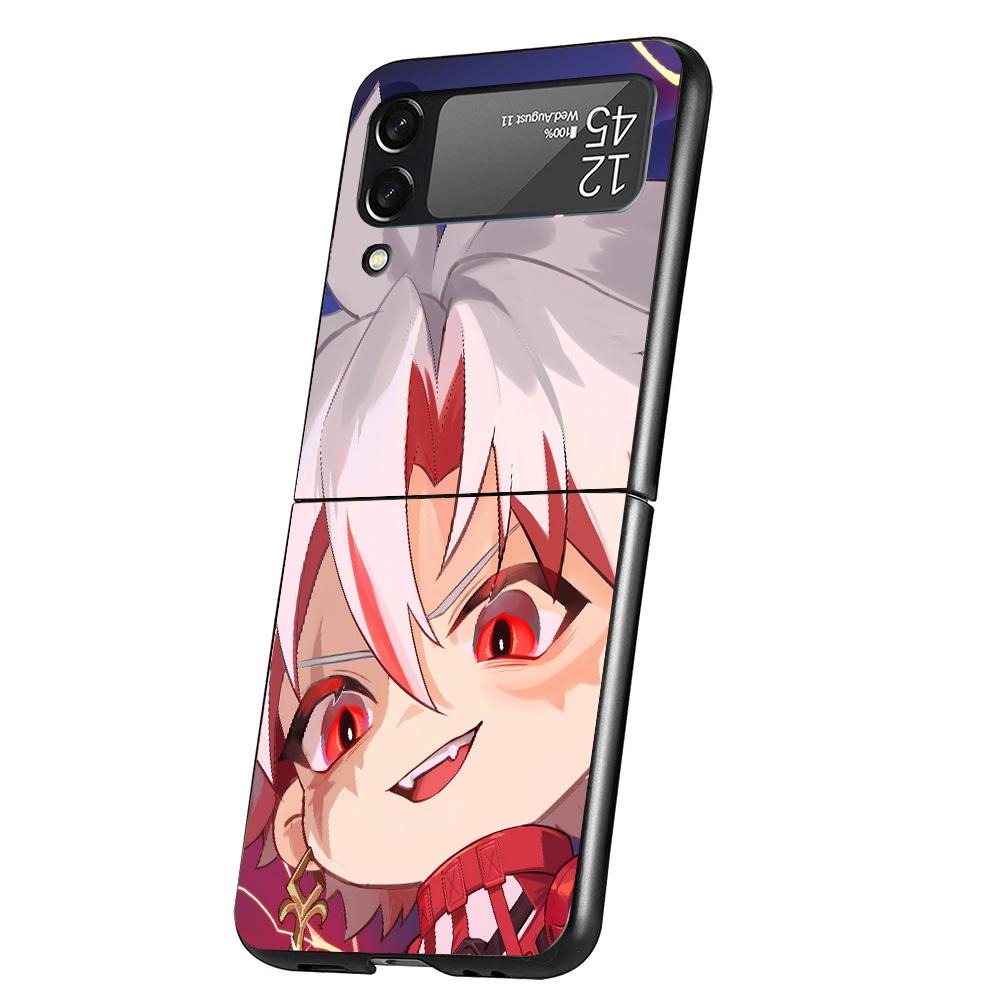 

Ji Yan Wuthering Waves Yangyang Phone Case For Samsung Galaxy Z Flip 7 6 5 4 3 5G Cover ZFlip7 ZFlip6 ZFlip4 ZFlip5 ZFlip3 Coque Samsung Z Flip 7