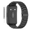 Dla Huawei Band 7 Pasek do zegarka ze stali nierdzewnej 3 ogniwa Metalowa klamra Zamienny pasek na nadgarstek
