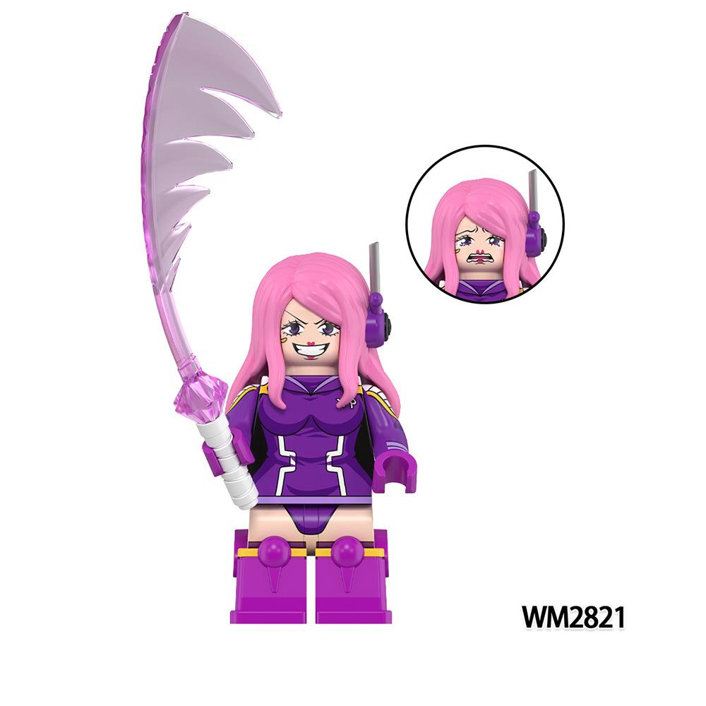 WM6196 Educational DIY Blocks Set Anime Mini Sculpture Figurines Creative Assembly Toys Kids Christmas Birthday Present