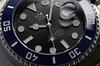 [HYAKUICHI 101] No.1Z Hyakuichi 20 ATM Water Resistant Diver's Watch with Ceramic Bezel (Blue X Black)