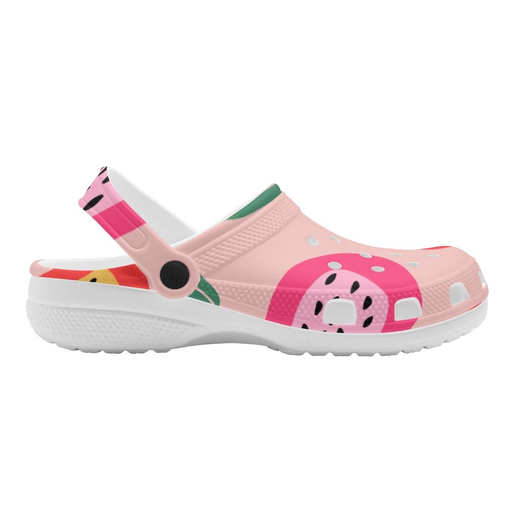 Colorful Printed EVA Clogs Adult Unisex Breathable Soft Sole Slip On Casual Shoes Soft Sole Summer Sandals Indoor Outdoor Wear