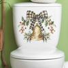 Bow Bell Toilet with Bathroom Bathroom Home Decoration Stickers