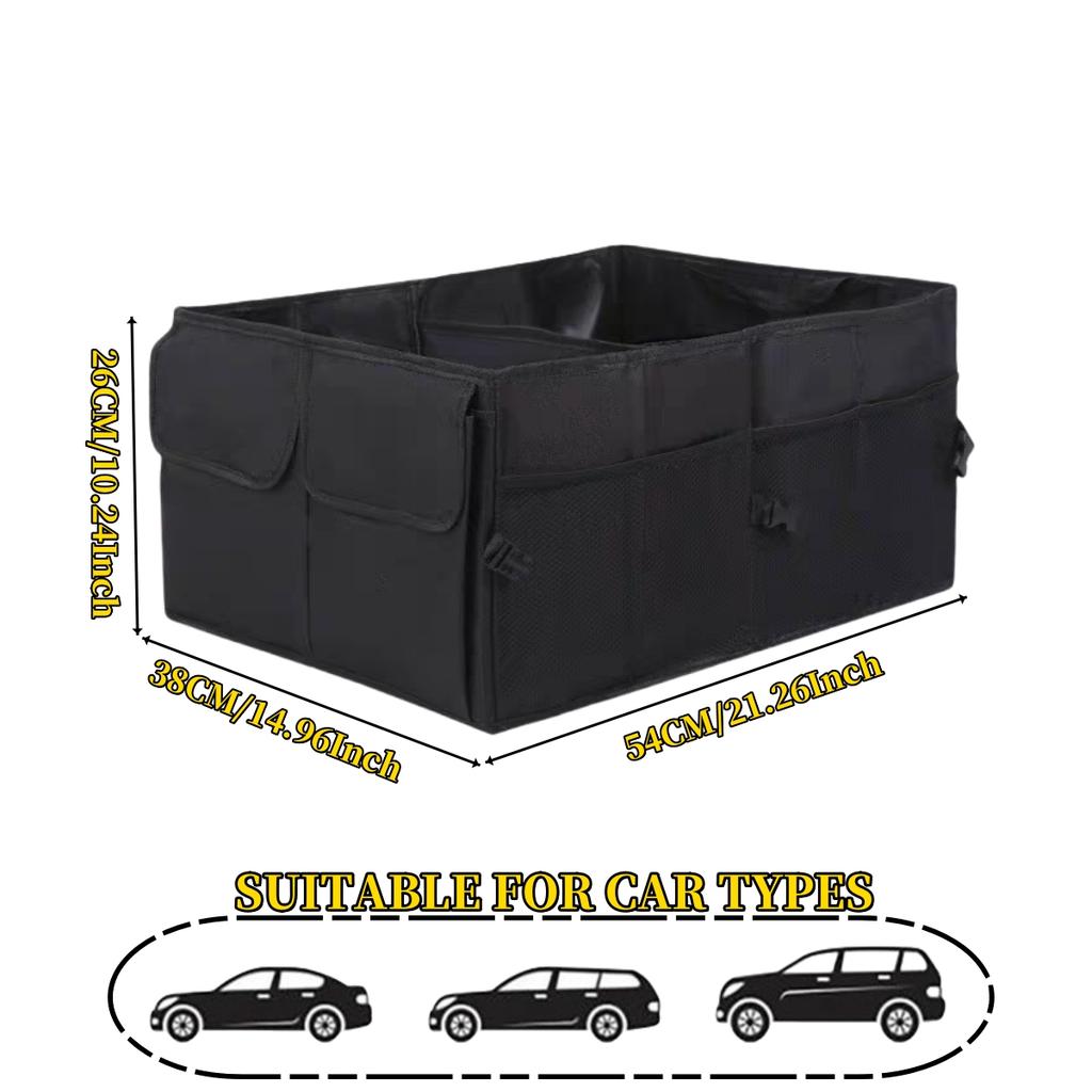 Big Capacity Collapsible Car Storage Box Trunk Cargo Case Repair Tools Holder Auto Organizer Automotive Accessories Universal