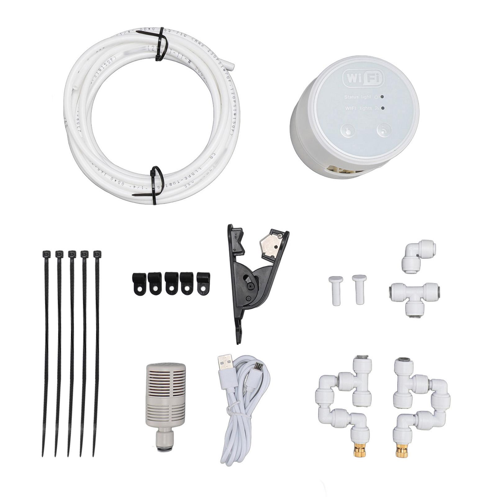 

Wi-Fi Автоматическая система полива комнатных растений Круглый автоматический комплект капельного орошения для комнатных растений в горшках