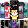 For Oscal Tiger 12 Phone Case Painted Soft TPU Silicone Cases Blackview Oscal Tiger12 4G Fashion Bumper Capa Original Back Cover