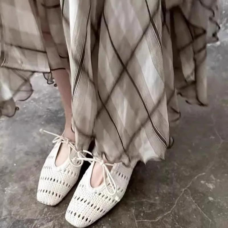 2025 Ladies Shoes Buckle Strap Women's High Heels New Daily Light Comfortable Non-Slip Best Seller Closed Toe Sandals